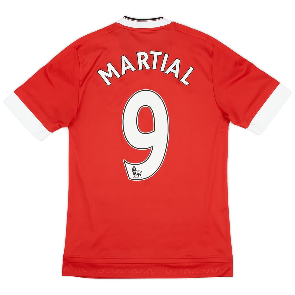 2015-16 Manchester United Home Shirt Martial #9 - 8/10 - (S)