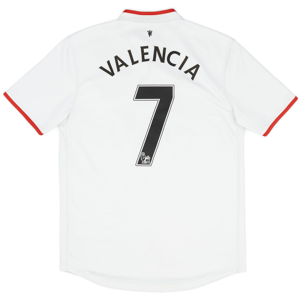 2012-14 Manchester United Away Shirt Valencia #7 - 6/10 - (M)