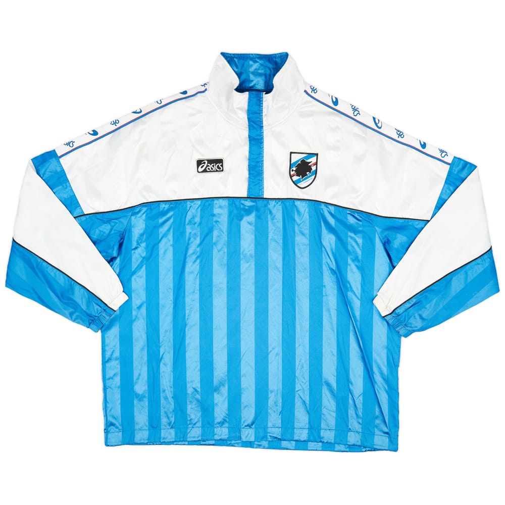 1995-96 Sampdoria Asics 1/4 Zip Track Jacket - 6/10 - (L)