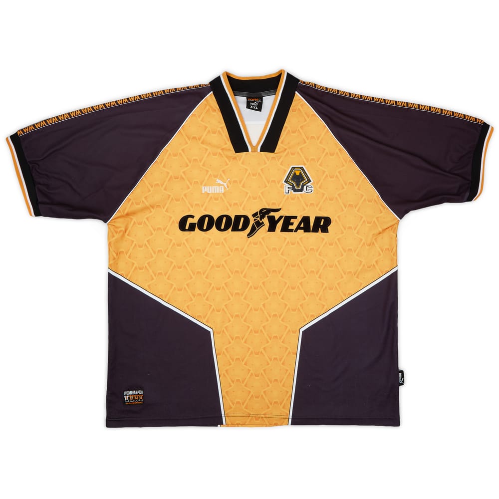 1996-98 Wolves Home Shirt - 8/10 - (XXL)