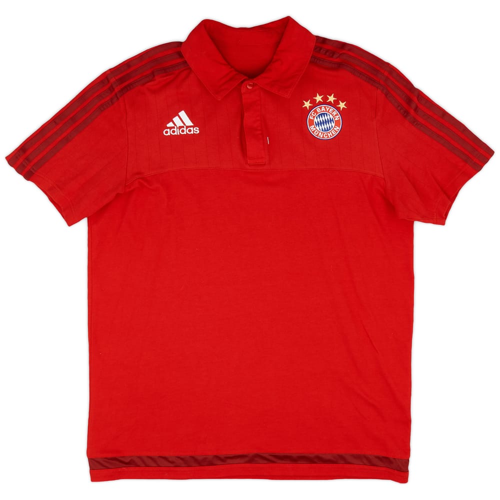 2015-16 Bayern adidas Polo Shirt - 9/10 - (L)