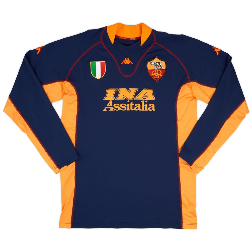 2001-02 Roma Third L/S Shirt - 9/10 - (3XL)