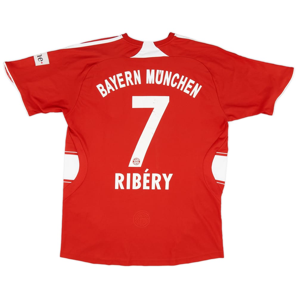 2007-08 Bayern Munich Home Shirt Ribery #7 - 6/10 - (XL.Boys)