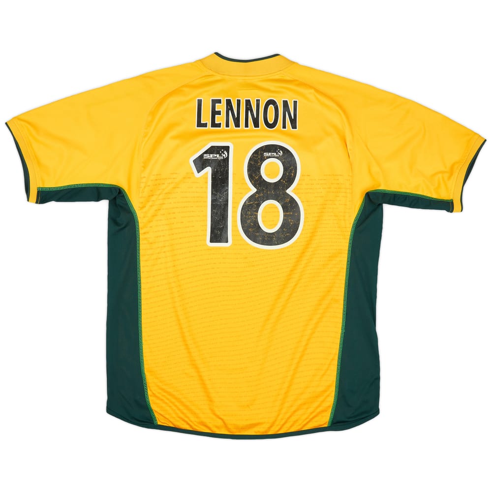 2002-03 Celtic Away Shirt Lennon #18 - 7/10 - (XL)