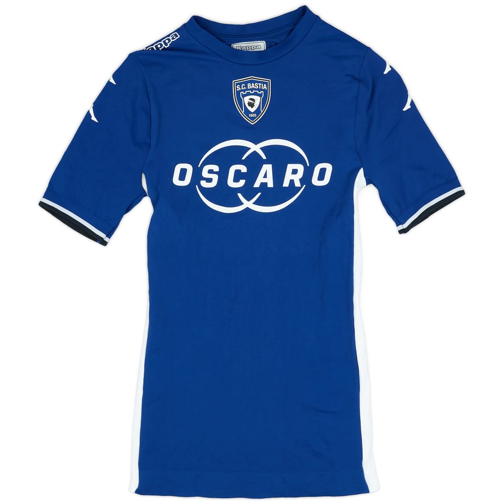 2017-19 SC Bastia Authentic Home Shirt - 9/10 - (L/XL)