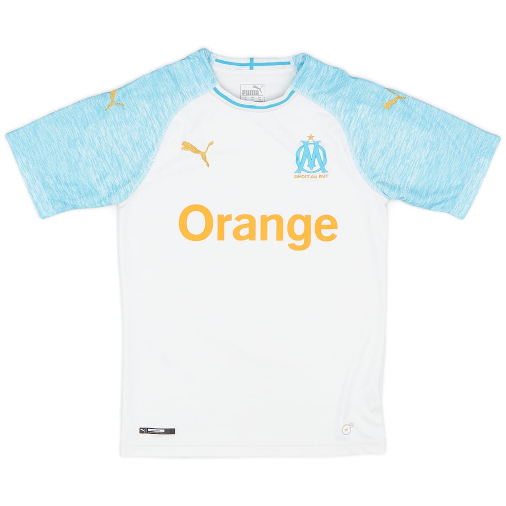2018-19 Olympique Marseille Home Shirt - 8/10 - (XS)