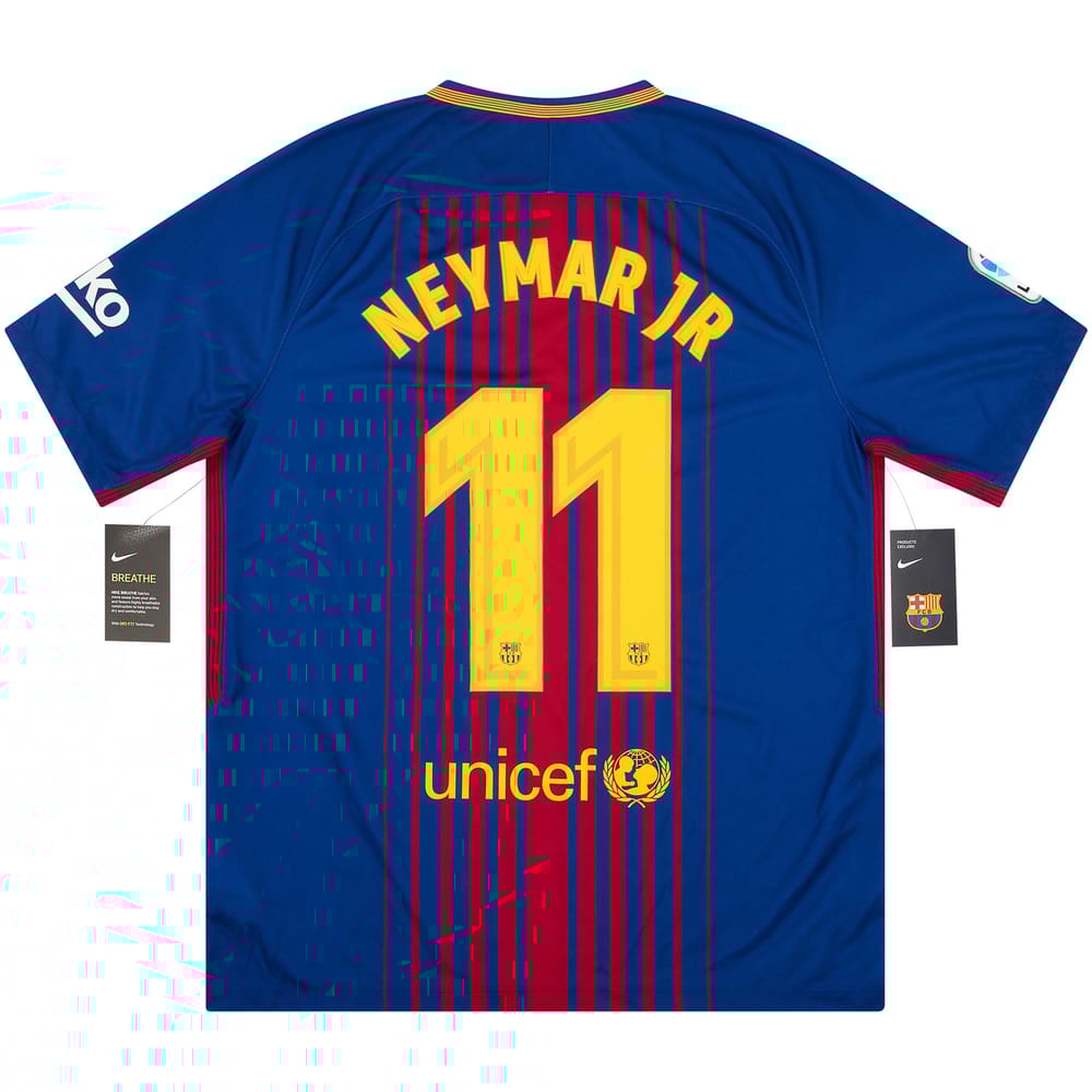 2017-18 Barcelona Home Shirt Neymar Jr #11