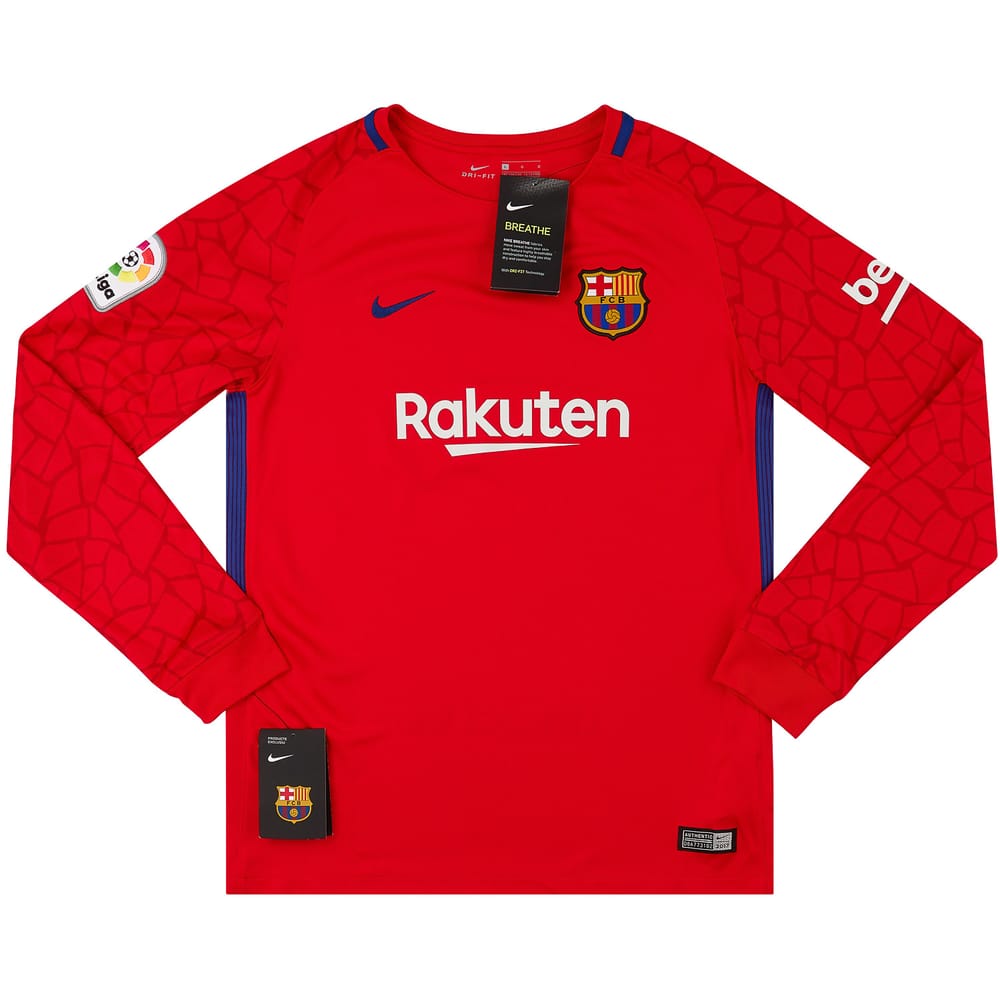 2017-18 Barcelona GK Shirt *w/Tags* L.Kids