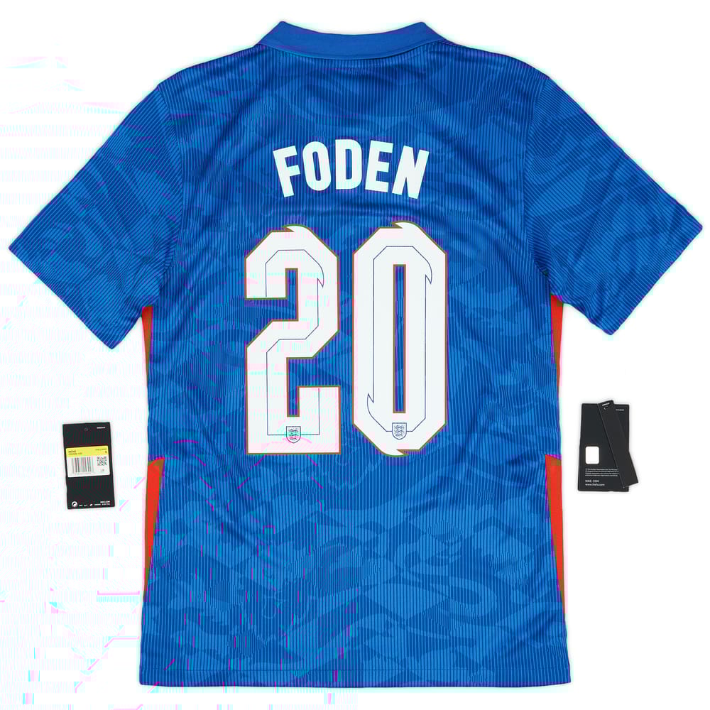 2020-21 England Away Shirt Foden #20 - (S)