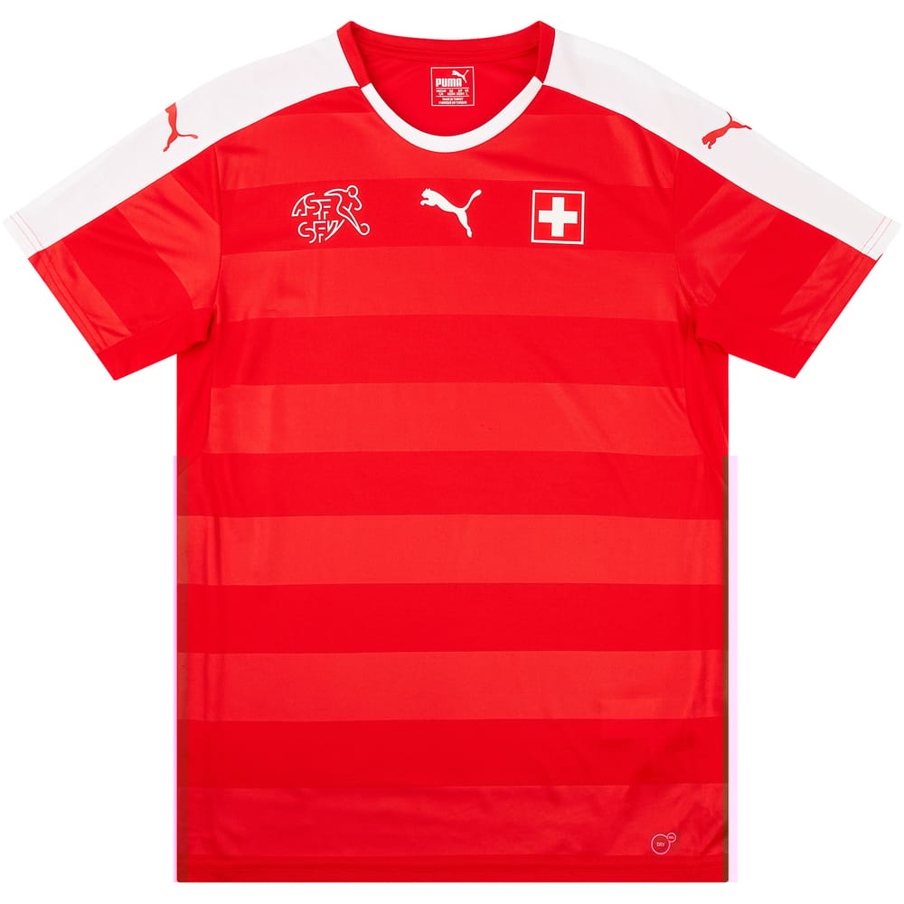 2016-17 Switzerland Player Issue Home Shirt (PRO Fit) L