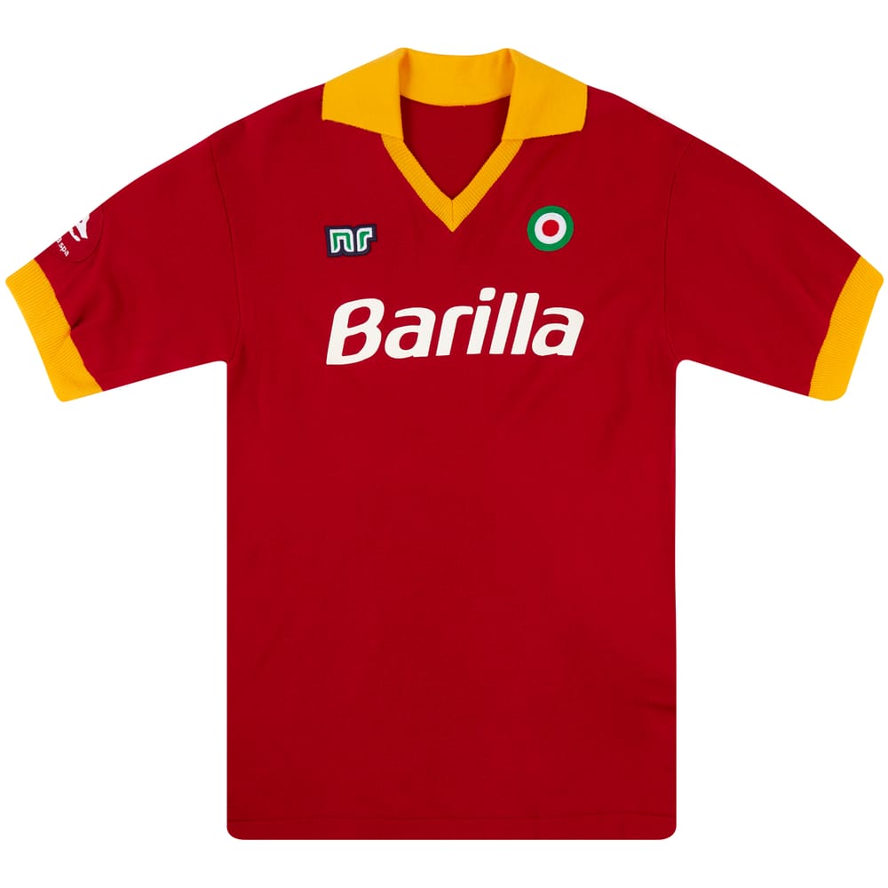 1986-87 Roma NR-Reissue Home Shirt #7 (Conti) L