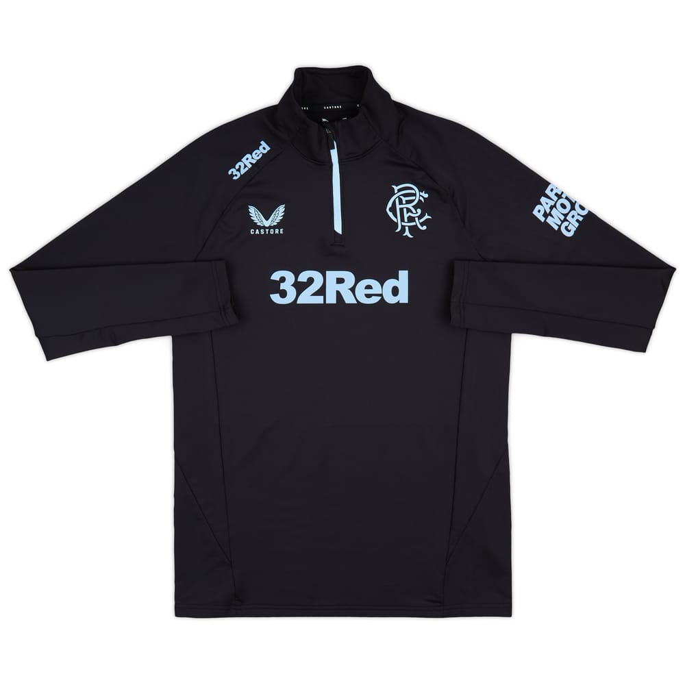 2024-25 Rangers Castore 1/4 Zip Training Top - 9/10 - (S)