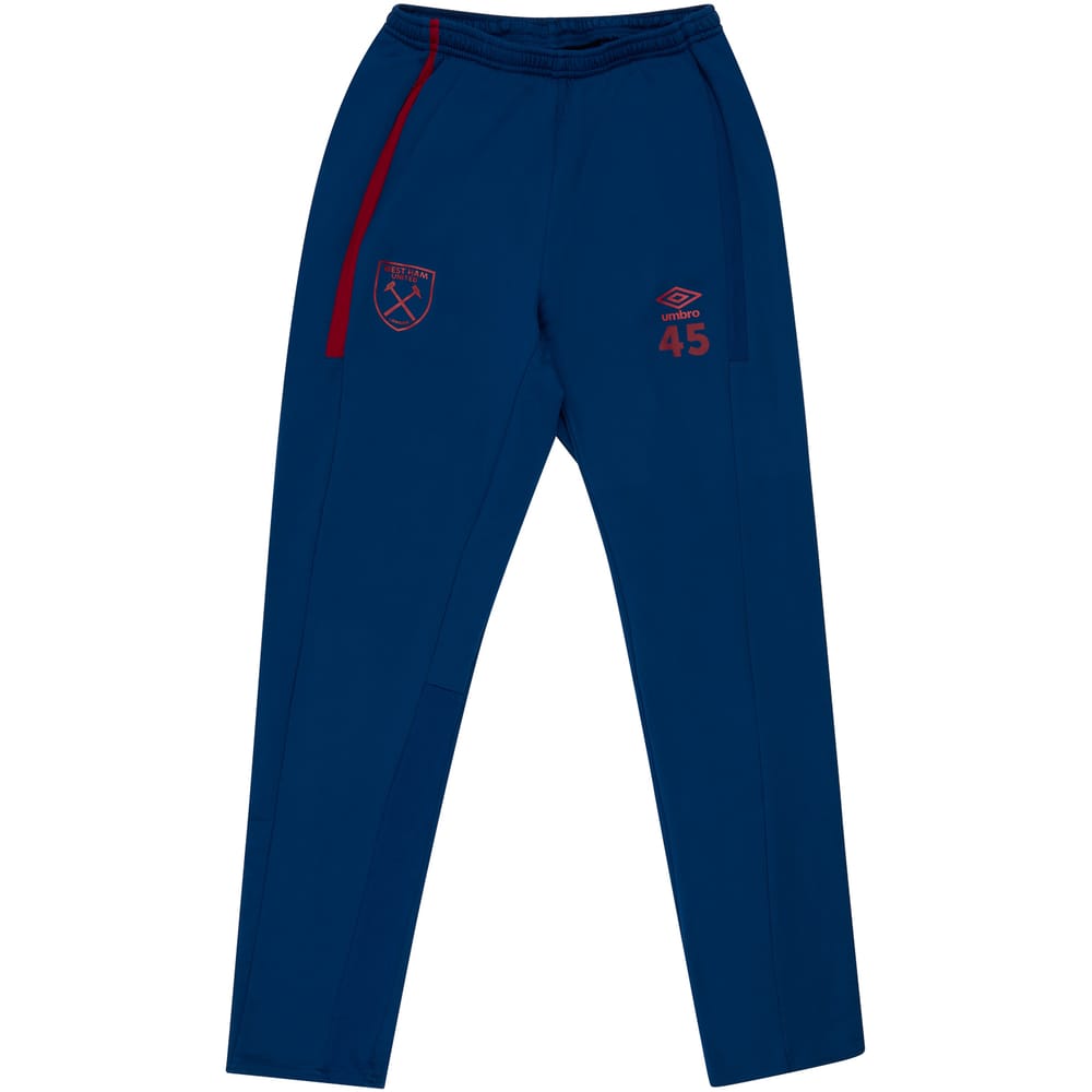 2020-21 West Ham Player Issue Training Pants/Bottoms # (Excellent)