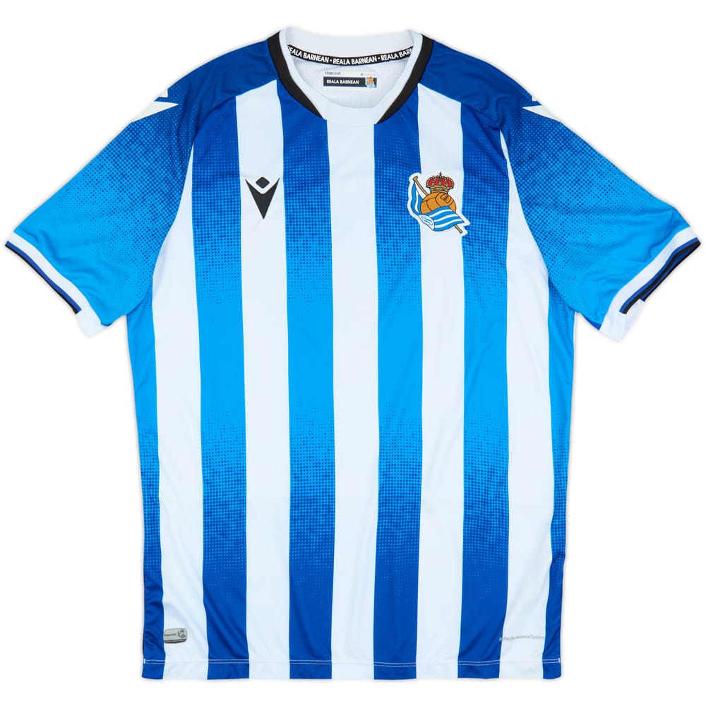 2021-22 Real Sociedad Home Shirt - 9/10 - (M)