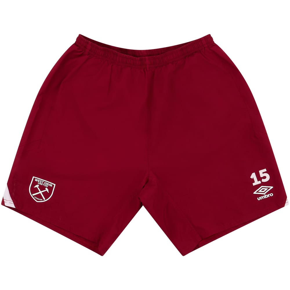 2019-20 West Ham Player Issue Training Shorts # (Very Good)