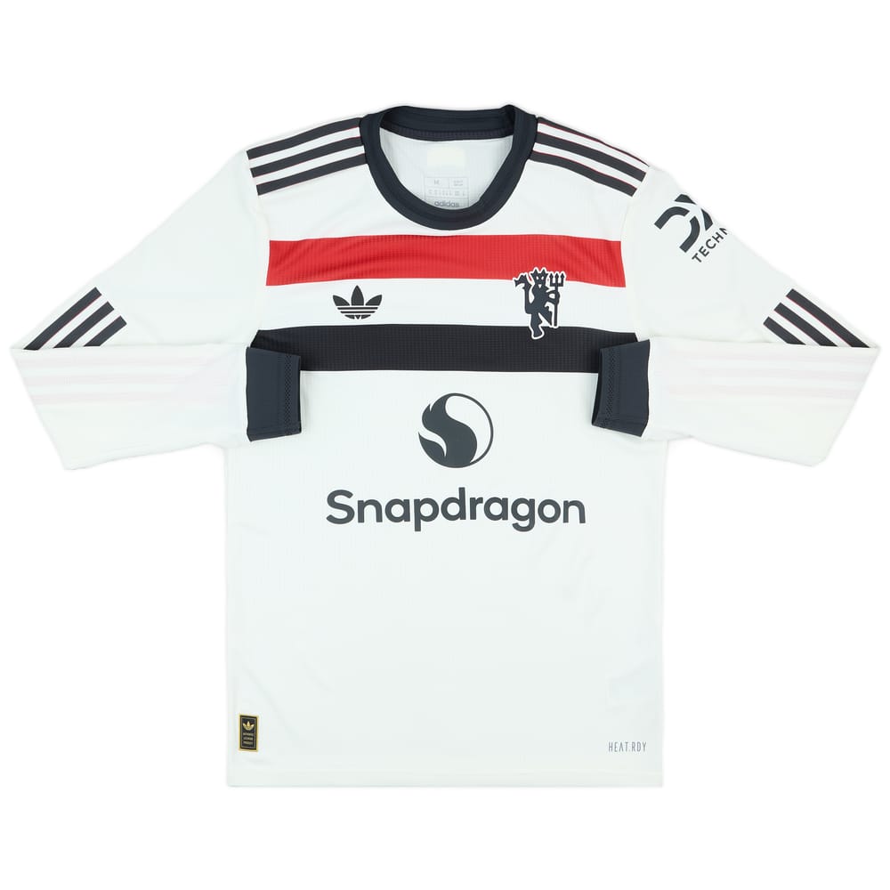 2024-25 Manchester United Player Issue Third L/S Shirt - As New - (S)
