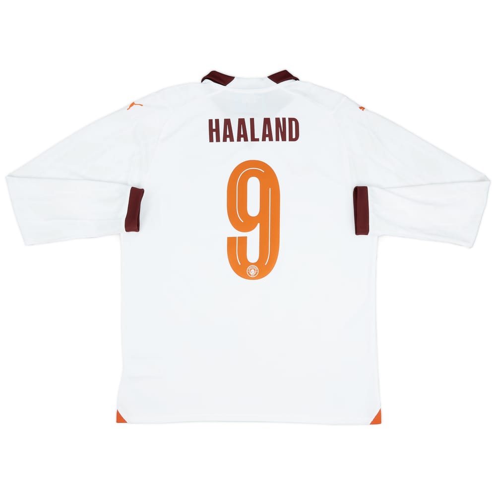 2023-24 Manchester City Away L/S Shirt Haaland #9