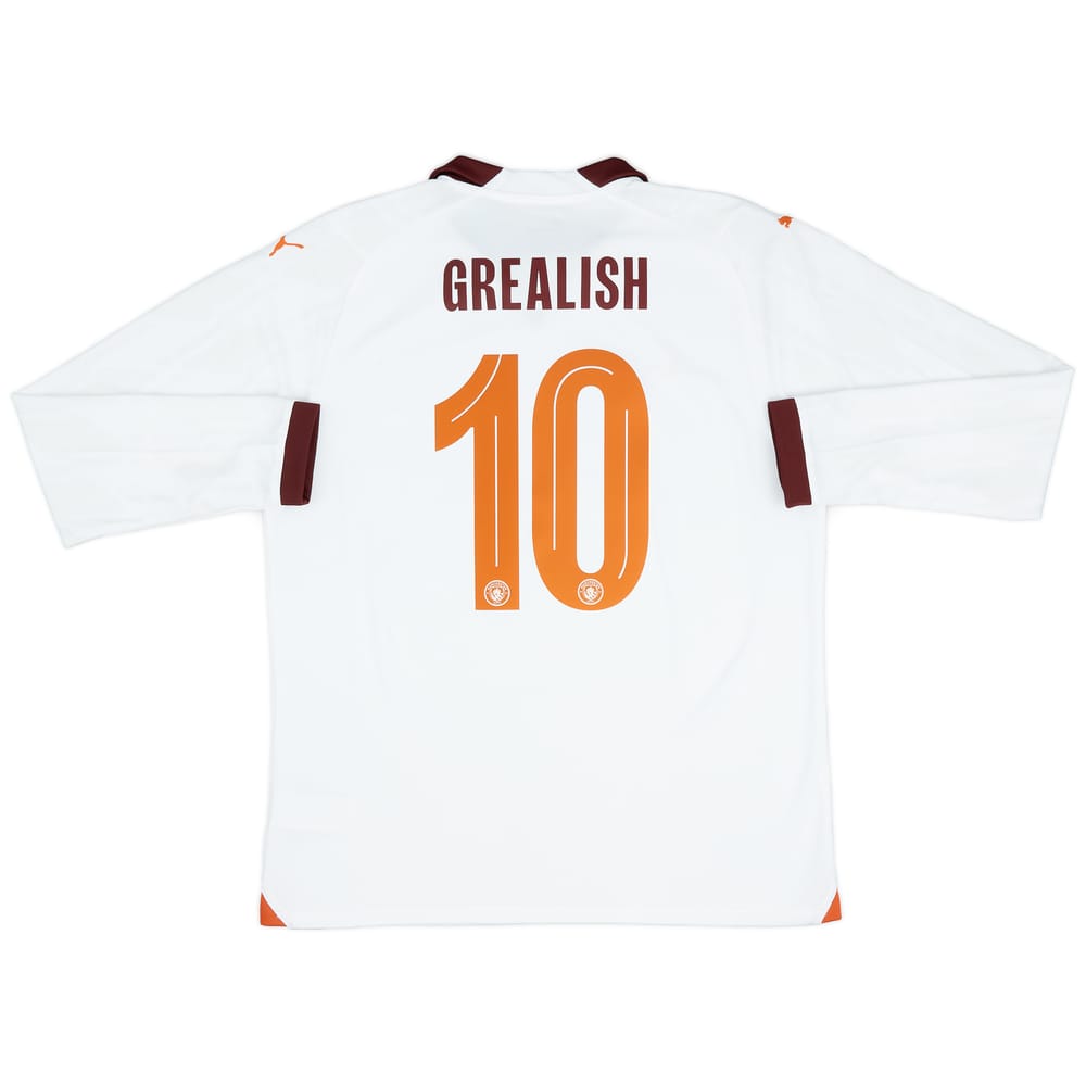 2023-24 Manchester City Away L/S Shirt Grealish #10