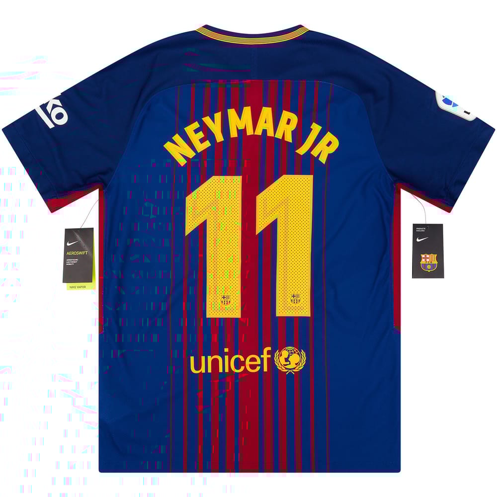 2017-18 Barcelona Authentic Home Shirt Neymar Jr #11