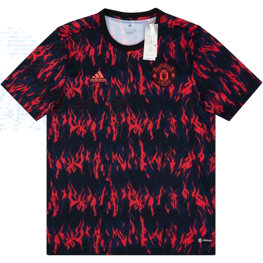 2021-22 Manchester United adidas Pre-Match Shirt - NEW