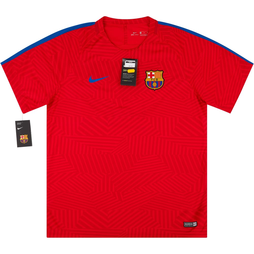 2016-17 Barcelona Nike Pre-Match Training Shirt *w/Tags* XL