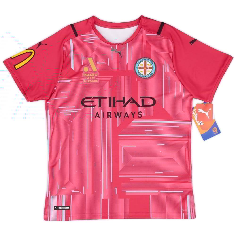 2021-22 Melbourne City Player Issue GK S/S Shirt