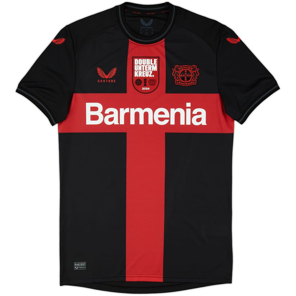 2023-24 Bayer Leverkusen Home 'Double Cup Winners' Shirt