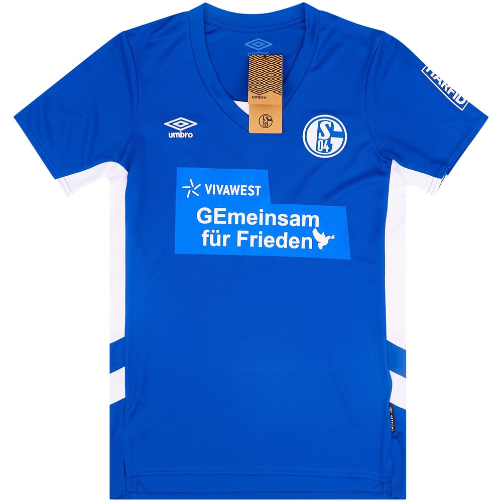 2021-22 Schalke Home Shirt - Womens (M))