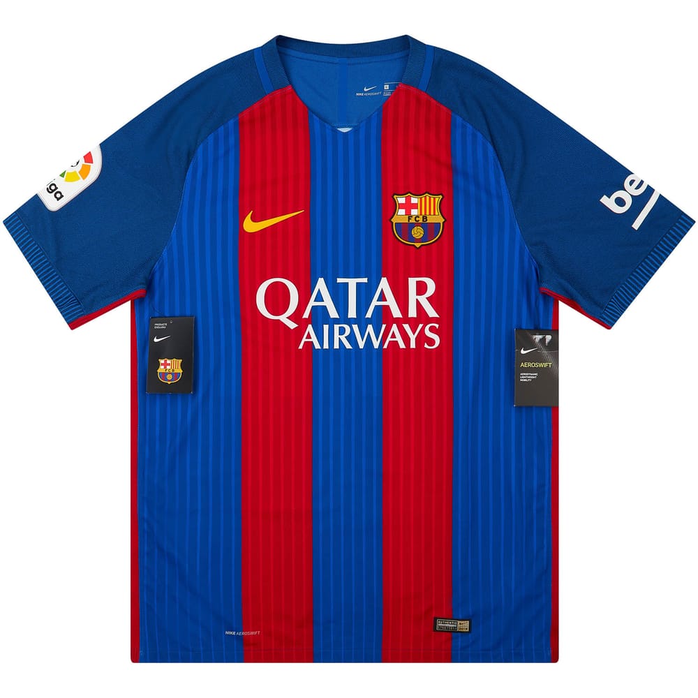 2016-17 Barcelona Authentic Home Shirt