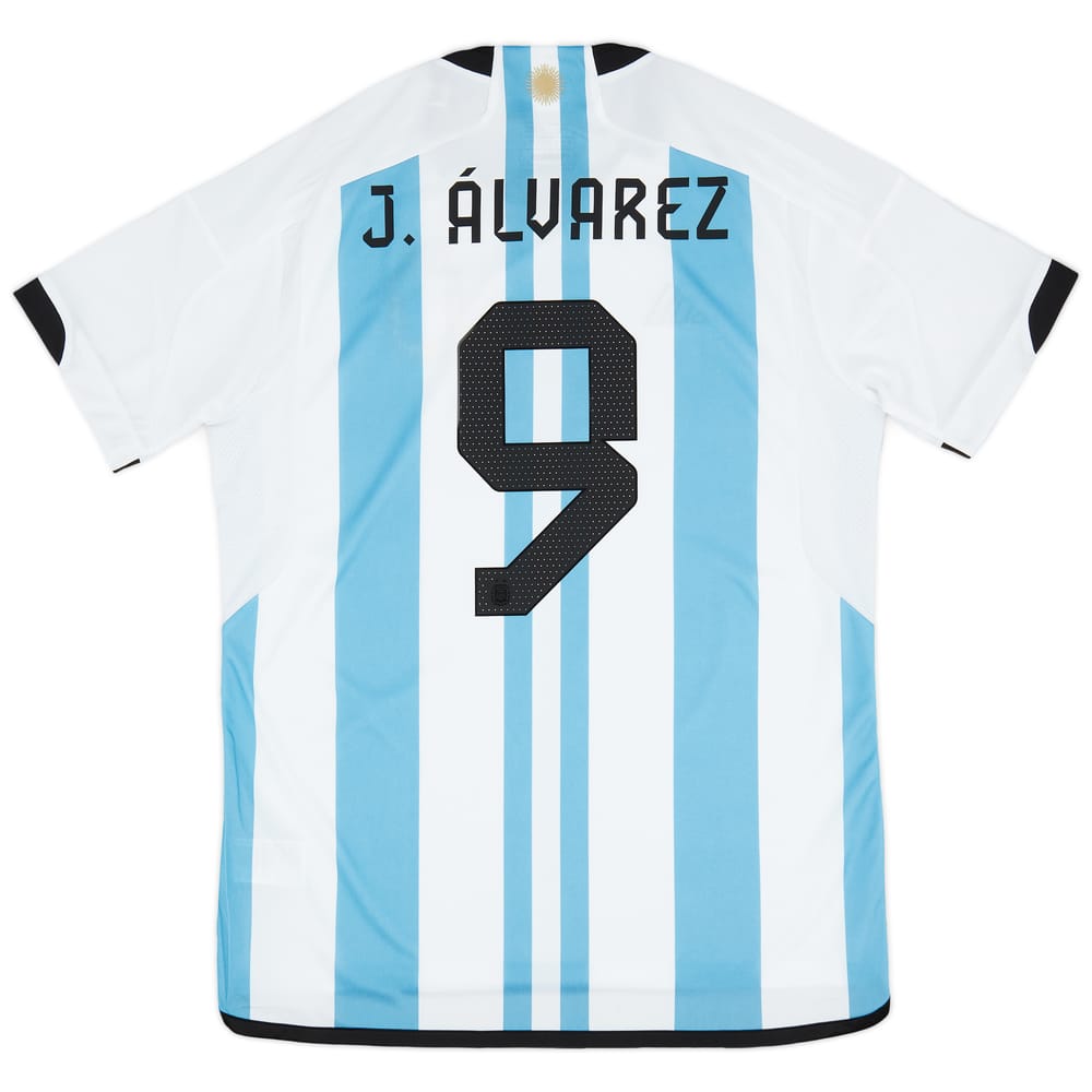 2022-23 Argentina Home Shirt J.Alvarez #9