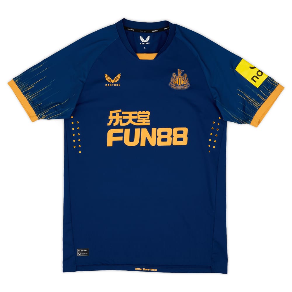 2022-23 Newcastle Match Worn Authentic Away Shirt # - Good - (L)