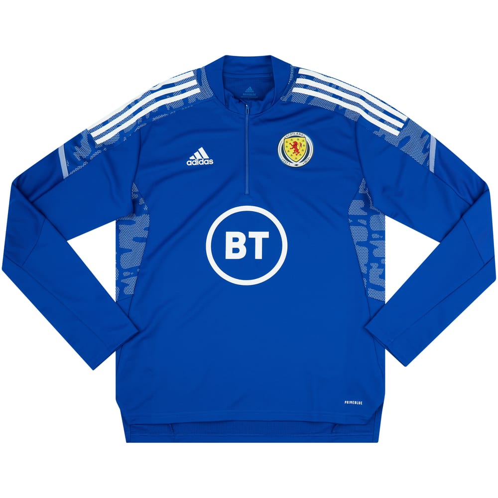 2021-22 Scotland Player Issue 1/4 Zip Training Top