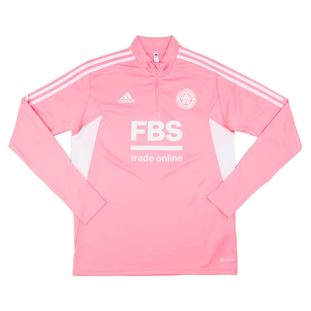 2022-23 Leicester adidas 1/4 Zip Training Top - 7/10