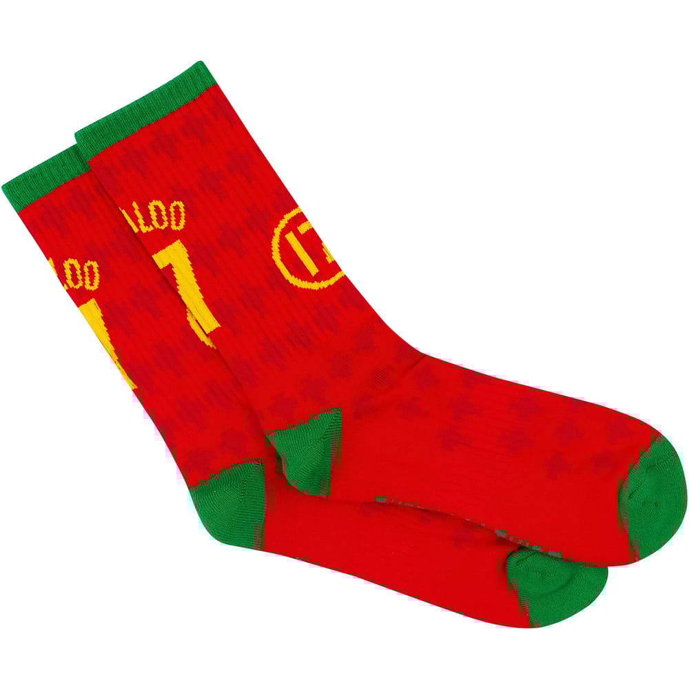 2004-06 Portugal C.Ronaldo #17 Home Crew Socks