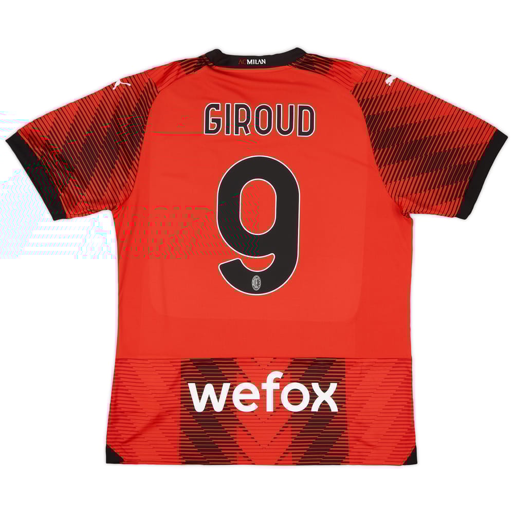 2023-24 AC Milan Home Shirt Giroud #9