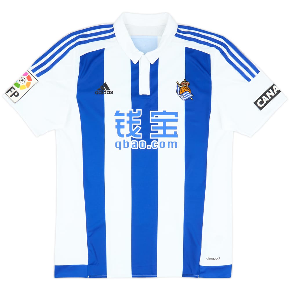 2015-16 Real Sociedad Home Shirt - As New 