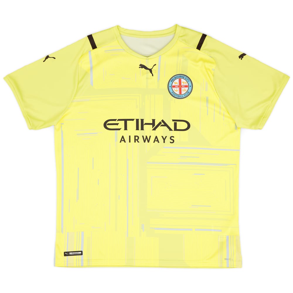 2021-22 Melbourne City Player Issue GK Shirt - As New - (M)