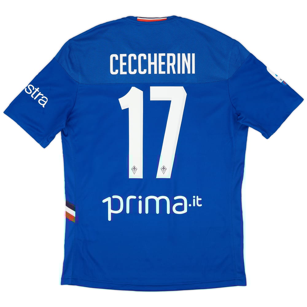 2019-20 Fiorentina Match Issue Fifth Shirt Ceccherini #17 - As New - (L)