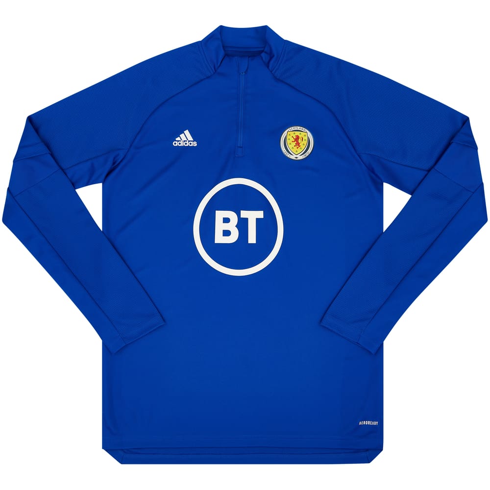 2020-21 Scotland Women's Player Issue 1/4 Zip Training Top
