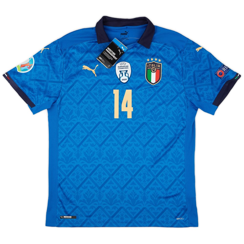 2020-21 Italy Home Shirt #14 (XL)