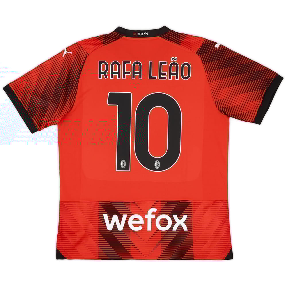 2023-24 AC Milan Home Shirt Rafa Leão #10
