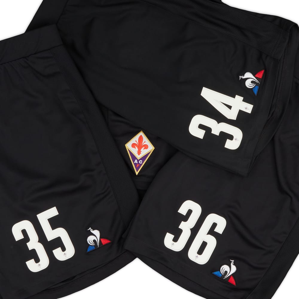 2019-20 Fiorentina Player Issue Home Shorts # - 6/10