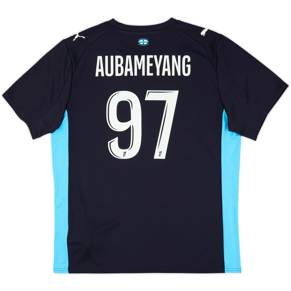 2025-26 Olympique Marseille Away Shirt Aubameyang #97 