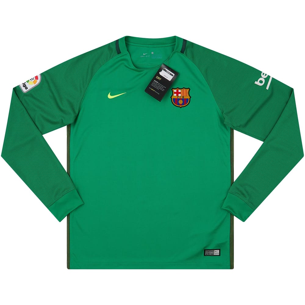 2016-17 Barcelona GK Away Shirt XL.Kids