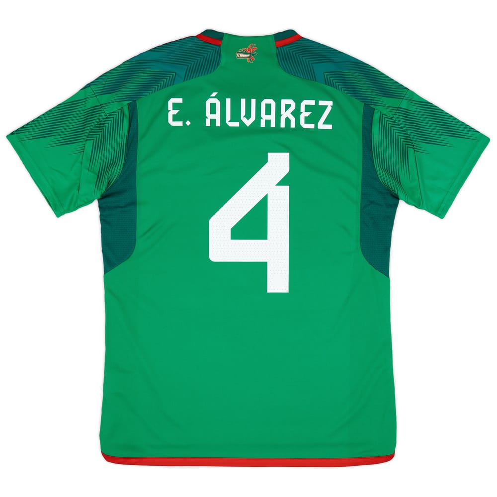 2022-23 Mexico Home Shirt E.Álvarez #4