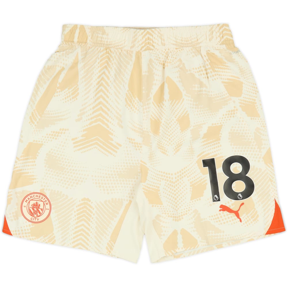 2024-25 Manchester City Player Issue GK Third Shorts # - As New - (L)
