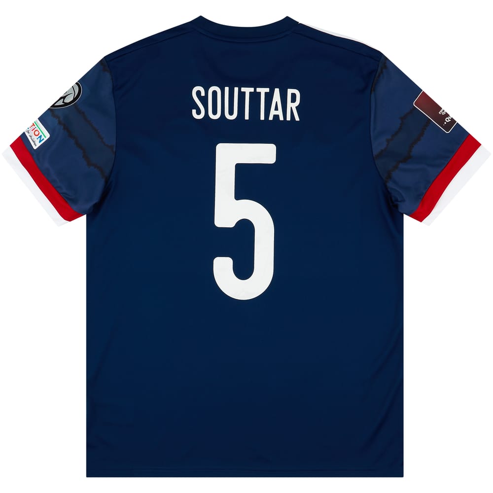 2020-21 Scotland Home Shirt Souttar #5 - NEW - (L)