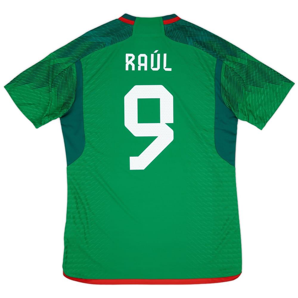 2022-23 Mexico Authentic Home Shirt Raul #9