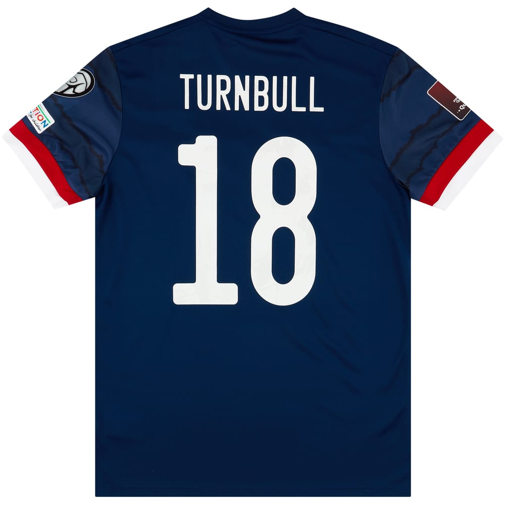 2020-21 Scotland Home Shirt Turnbull #18 - NEW - (M)