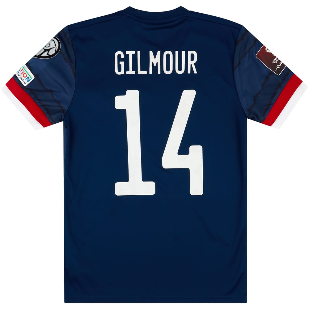 2020-21 Scotland Home Shirt Gilmour #14 - NEW - (S)